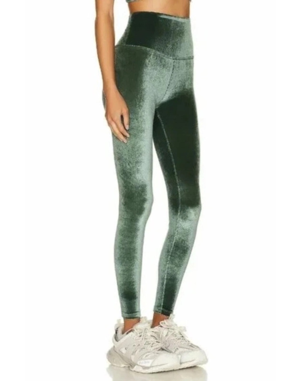 Beyond Yoga Velvet Motion Leggings Forest Green Active Workout Women’s Small